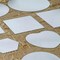 12 pcs HEART 10" Glass MIRRORS Wedding Table Decoration Centerpieces Supply